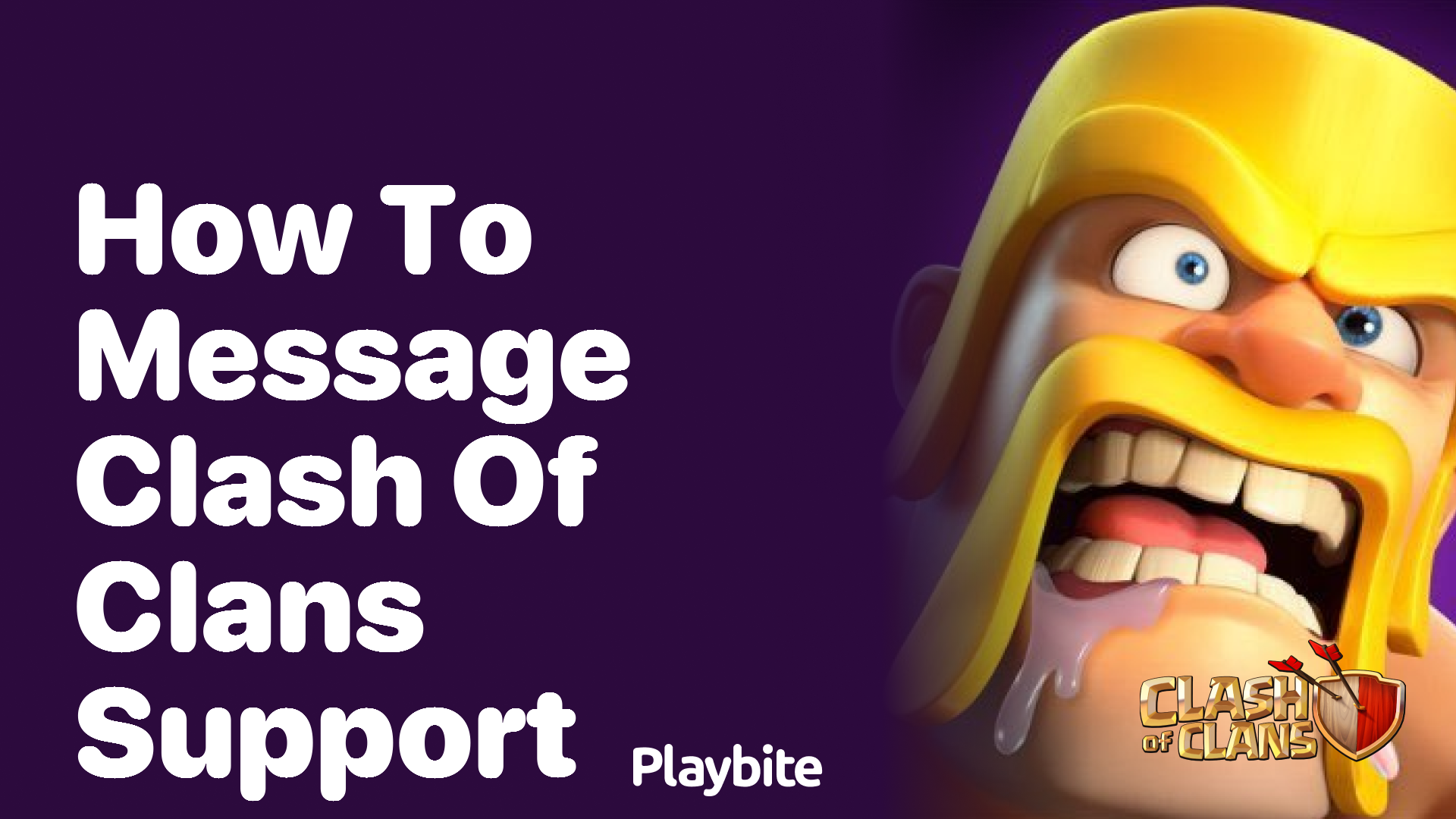 How to Message Clash of Clans Support