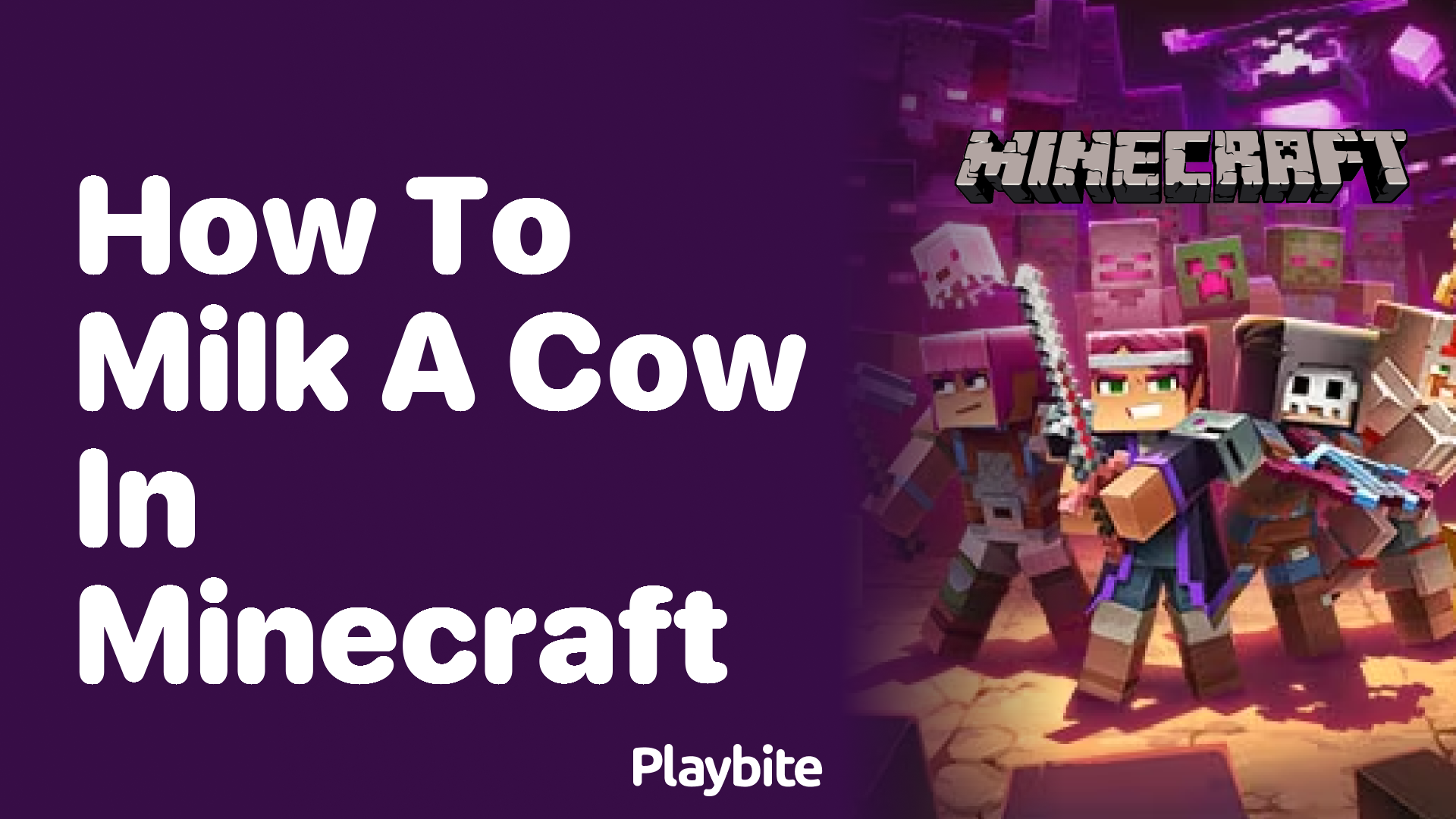 How to Milk a Cow in Minecraft