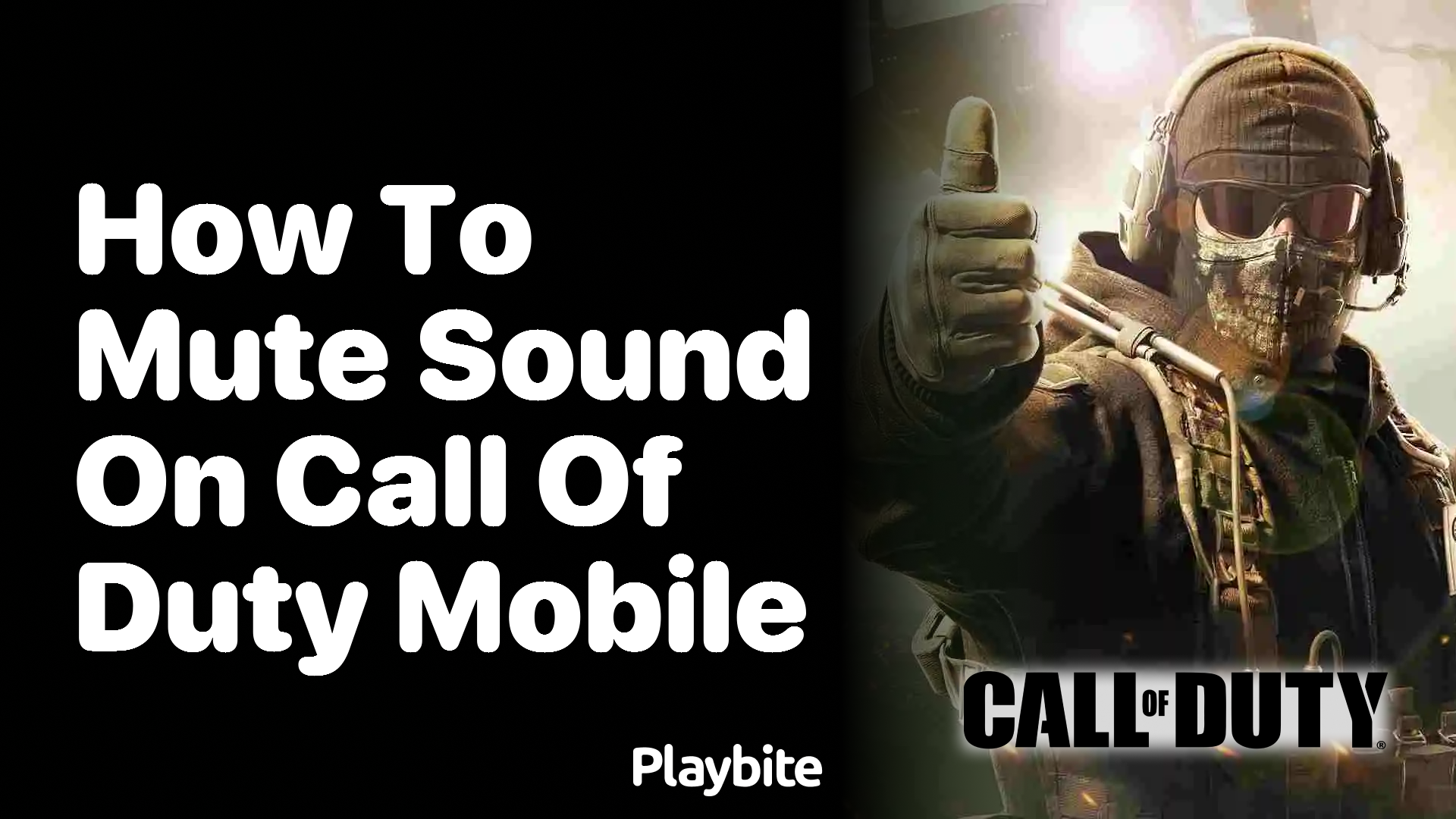 How to Mute Sound on Call of Duty Mobile