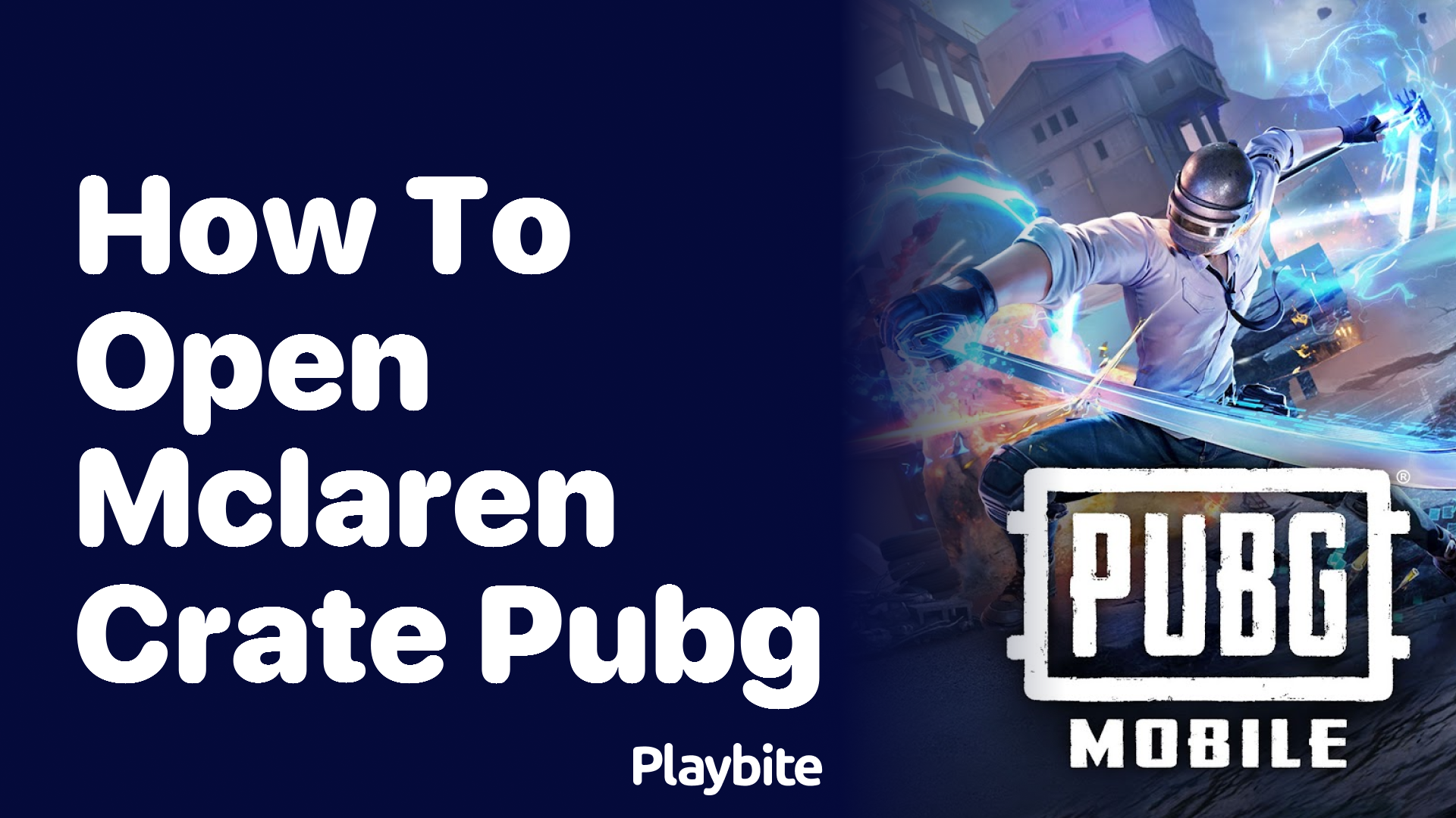 How to Open a McLaren Crate in PUBG Mobile