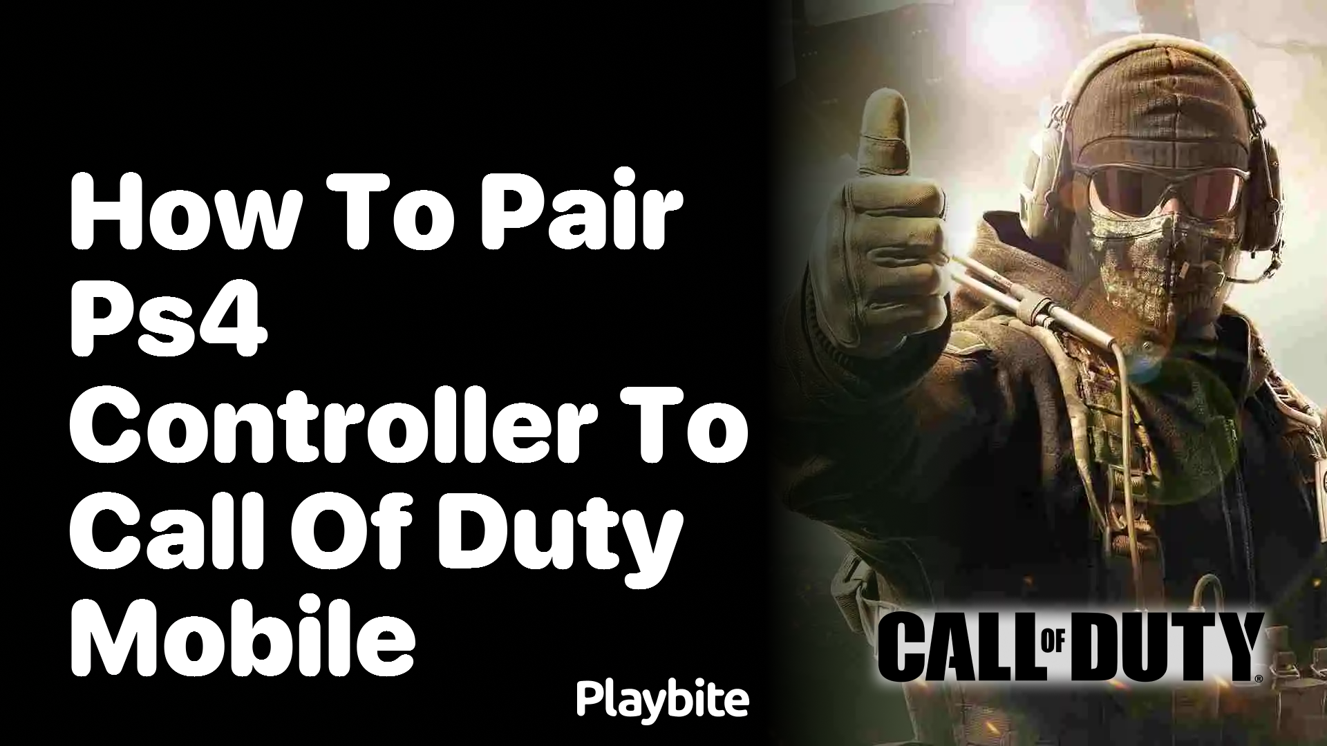 How to Pair a PS4 Controller to Call of Duty Mobile