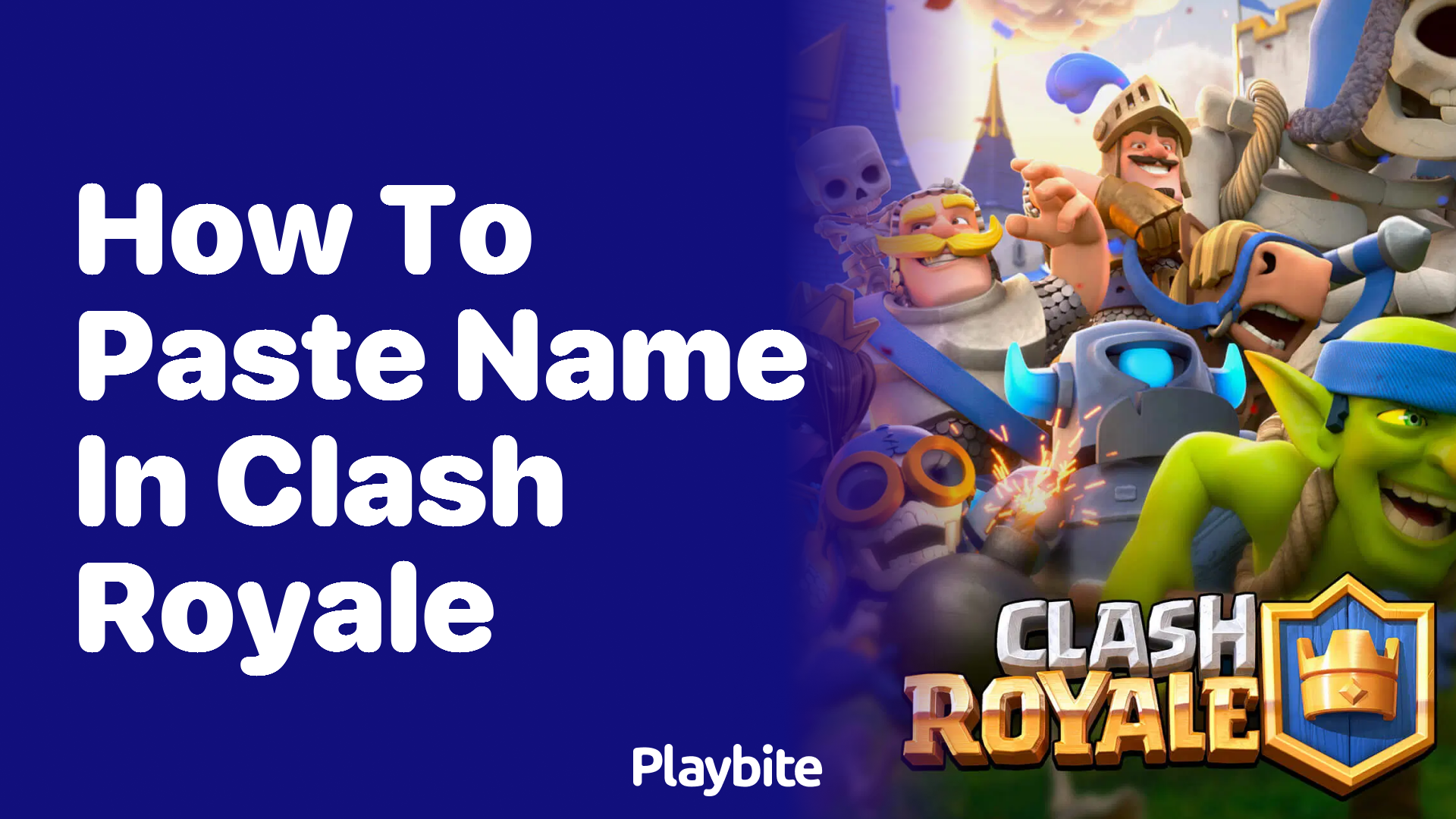 How to Paste Your Name in Clash Royale