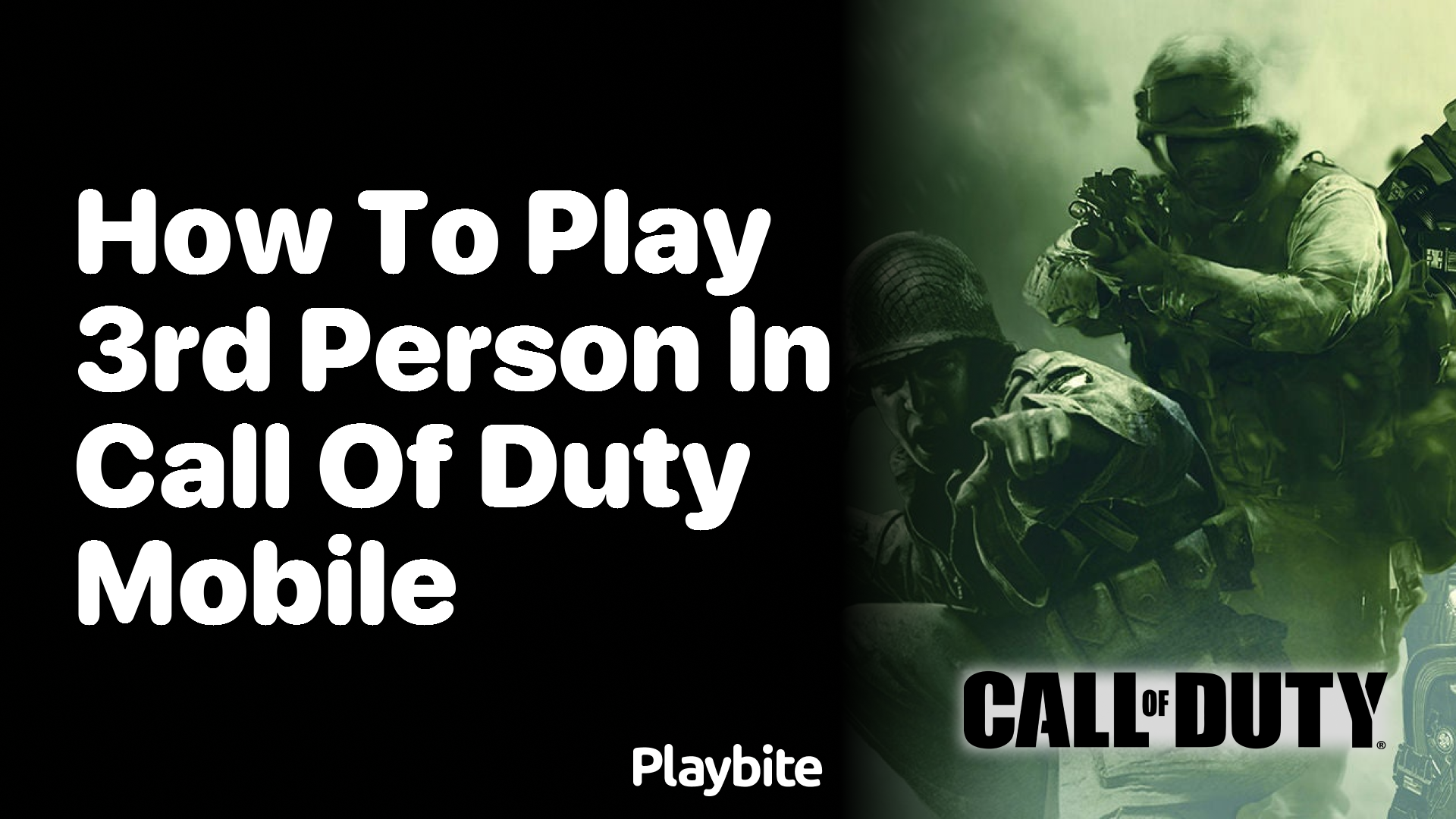 How to Play 3rd Person in Call of Duty Mobile?