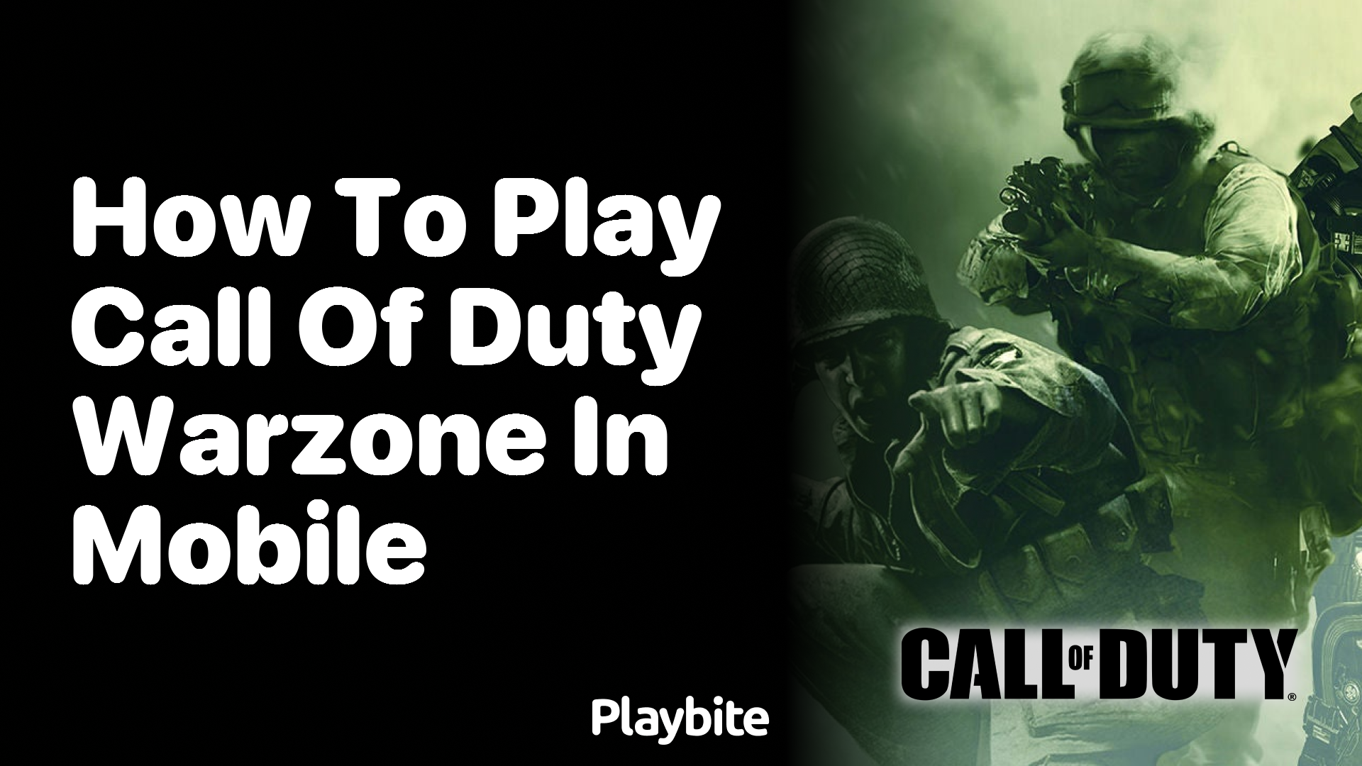 How to Play Call of Duty Warzone on Your Mobile