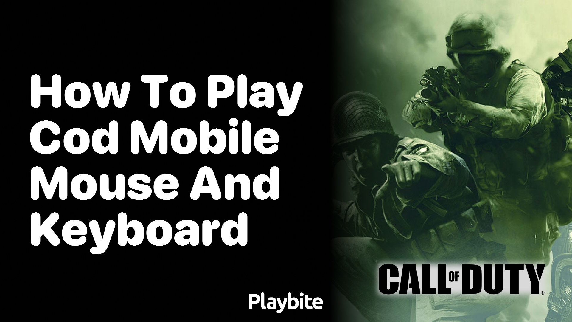 How to Play COD Mobile with a Mouse and Keyboard