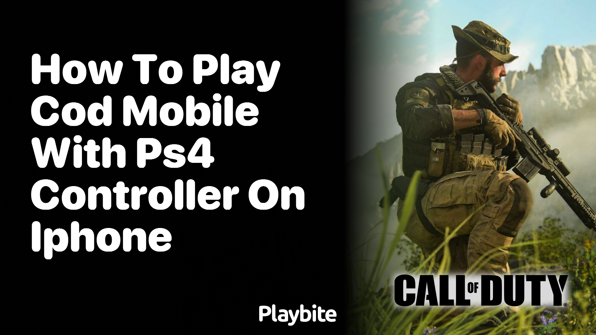 How to Play COD Mobile with PS4 Controller on iPhone - Playbite