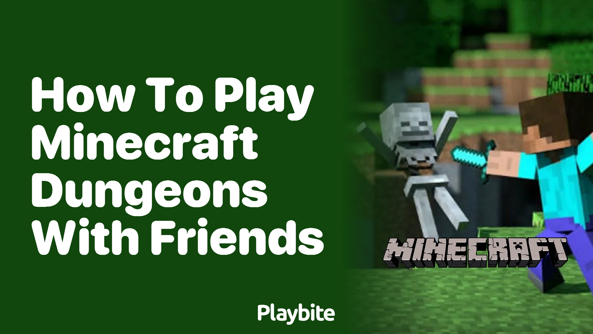 How to Play Minecraft Dungeons With Friends