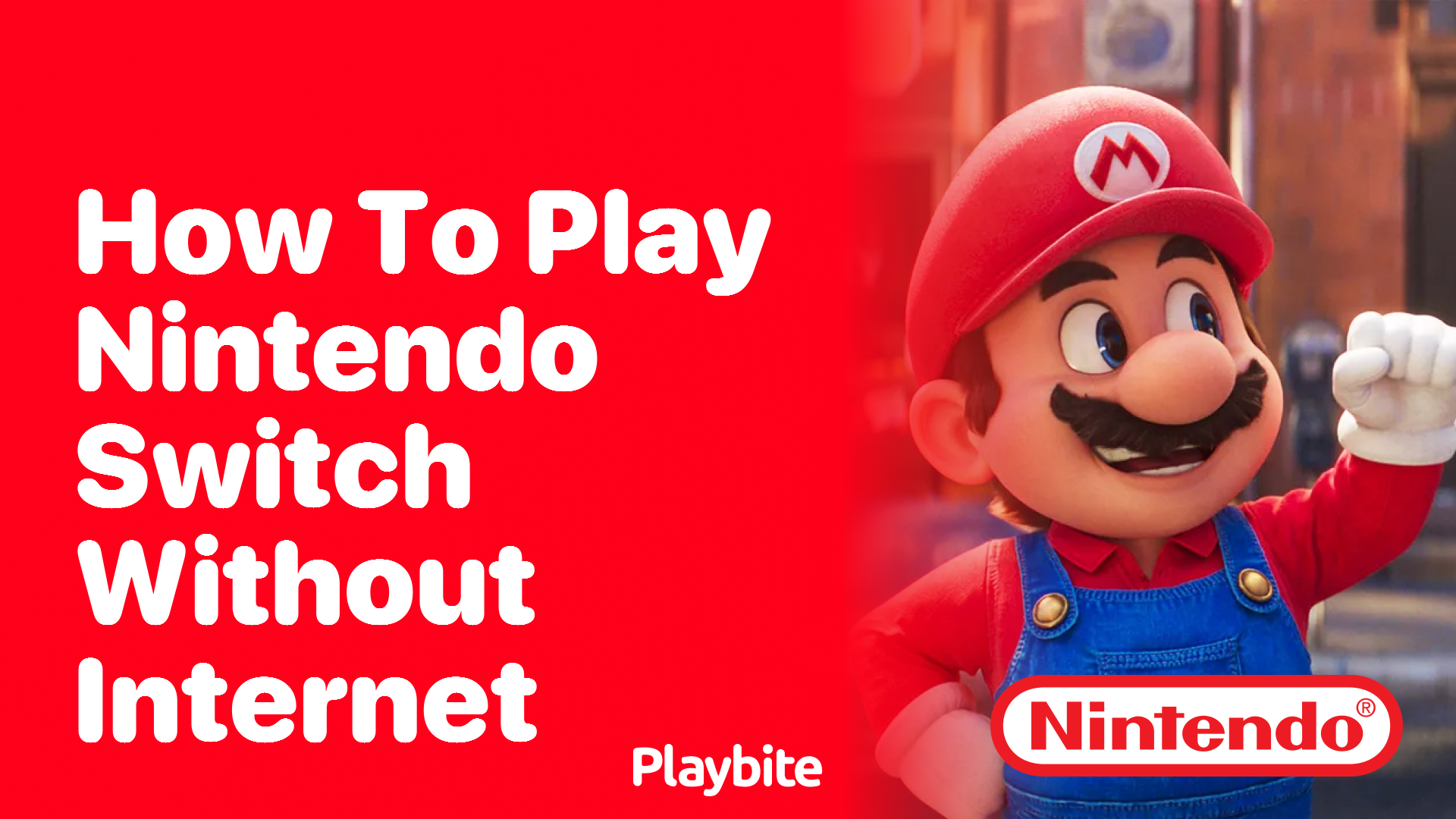 How to Play Nintendo Switch Without Internet