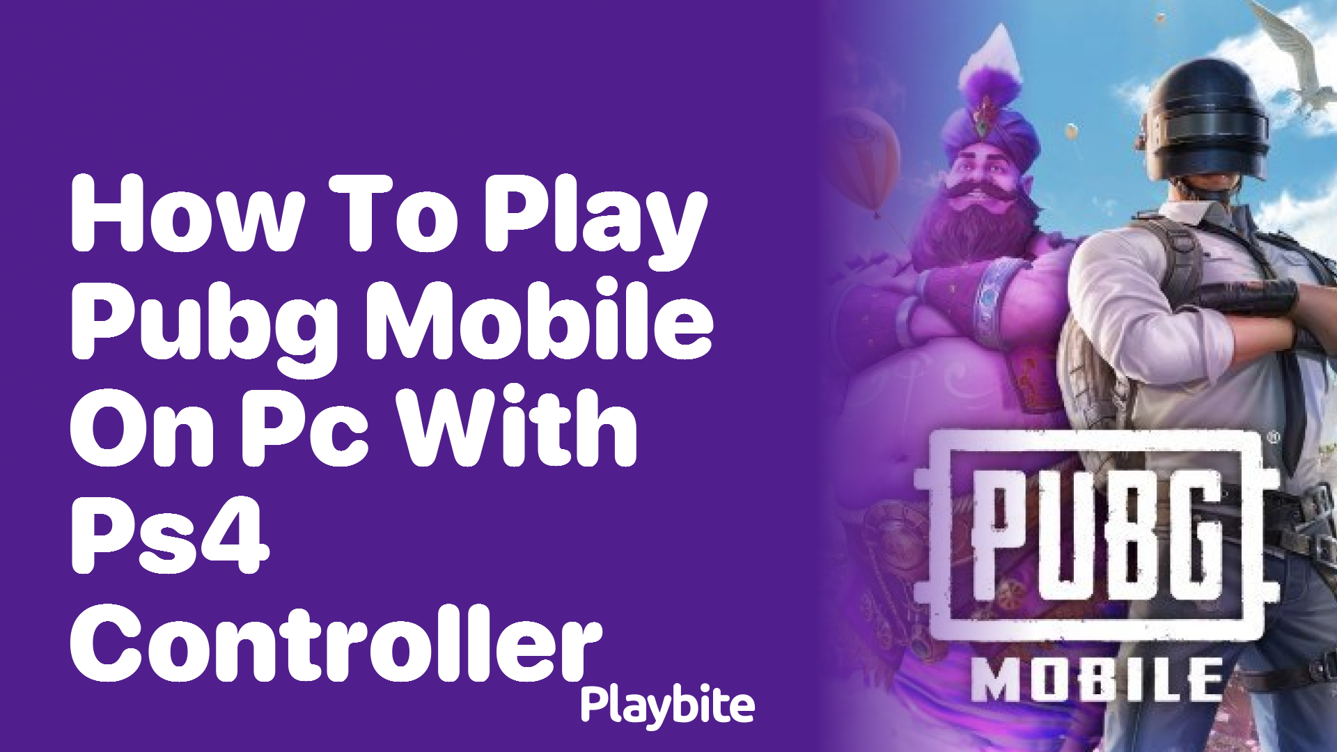 How to play PUBG Mobile on PC with a PS4 Controller