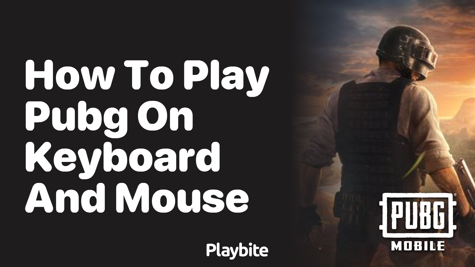 How to Play PUBG Mobile with a Keyboard and Mouse