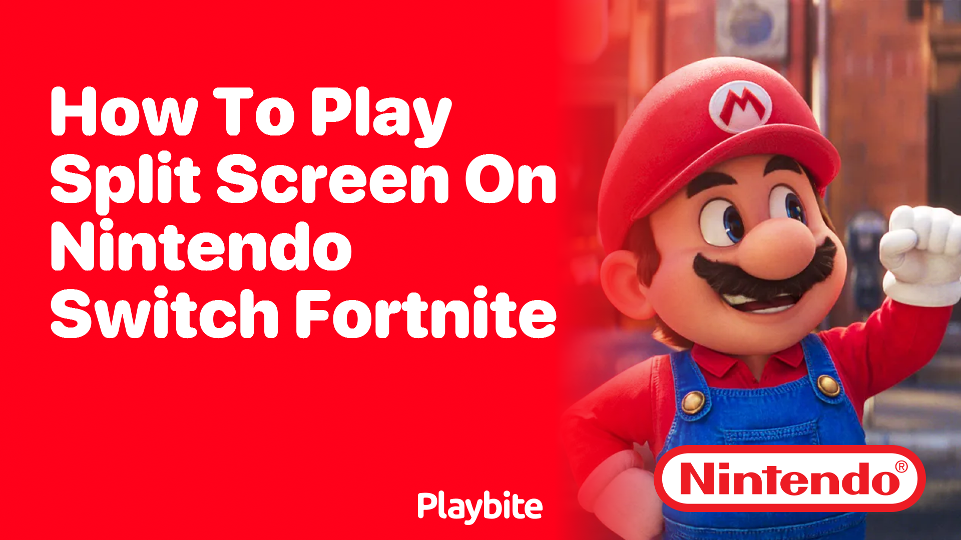 How to Play Split Screen on Nintendo Switch Fortnite