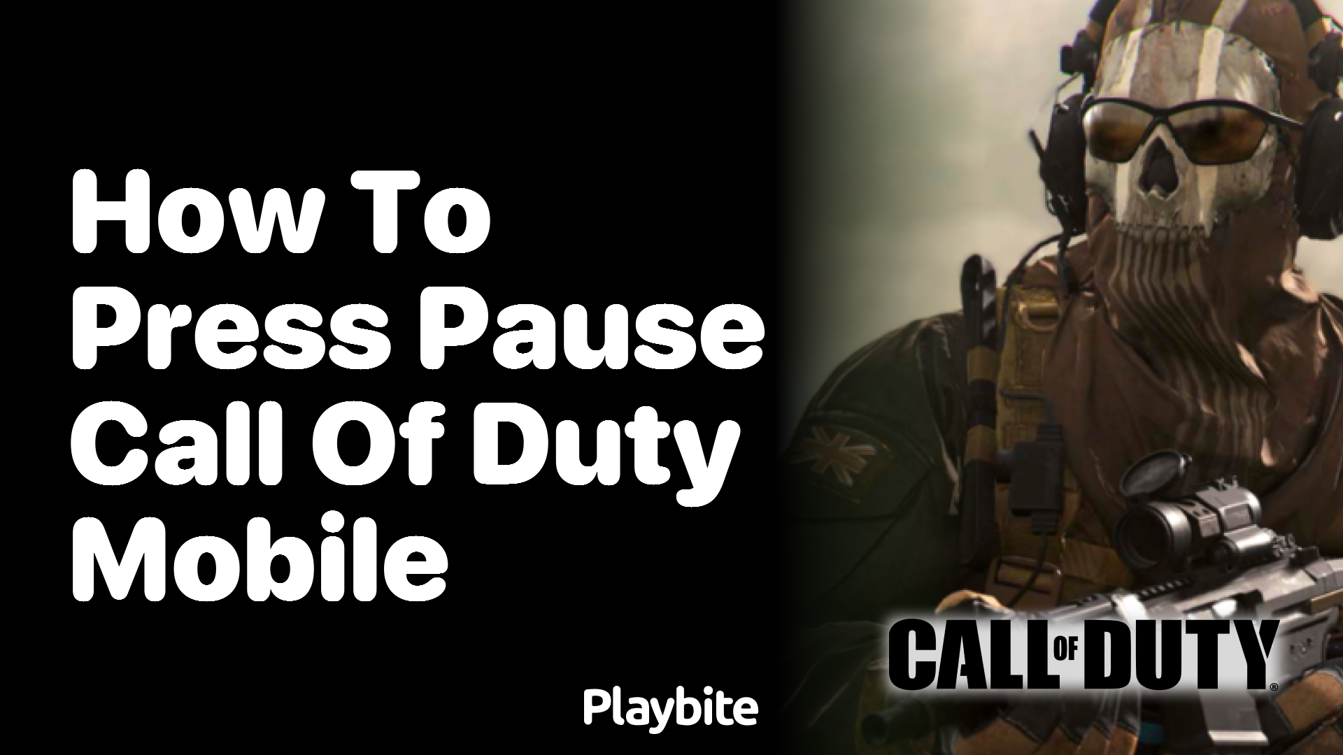 How to Press Pause in Call of Duty Mobile