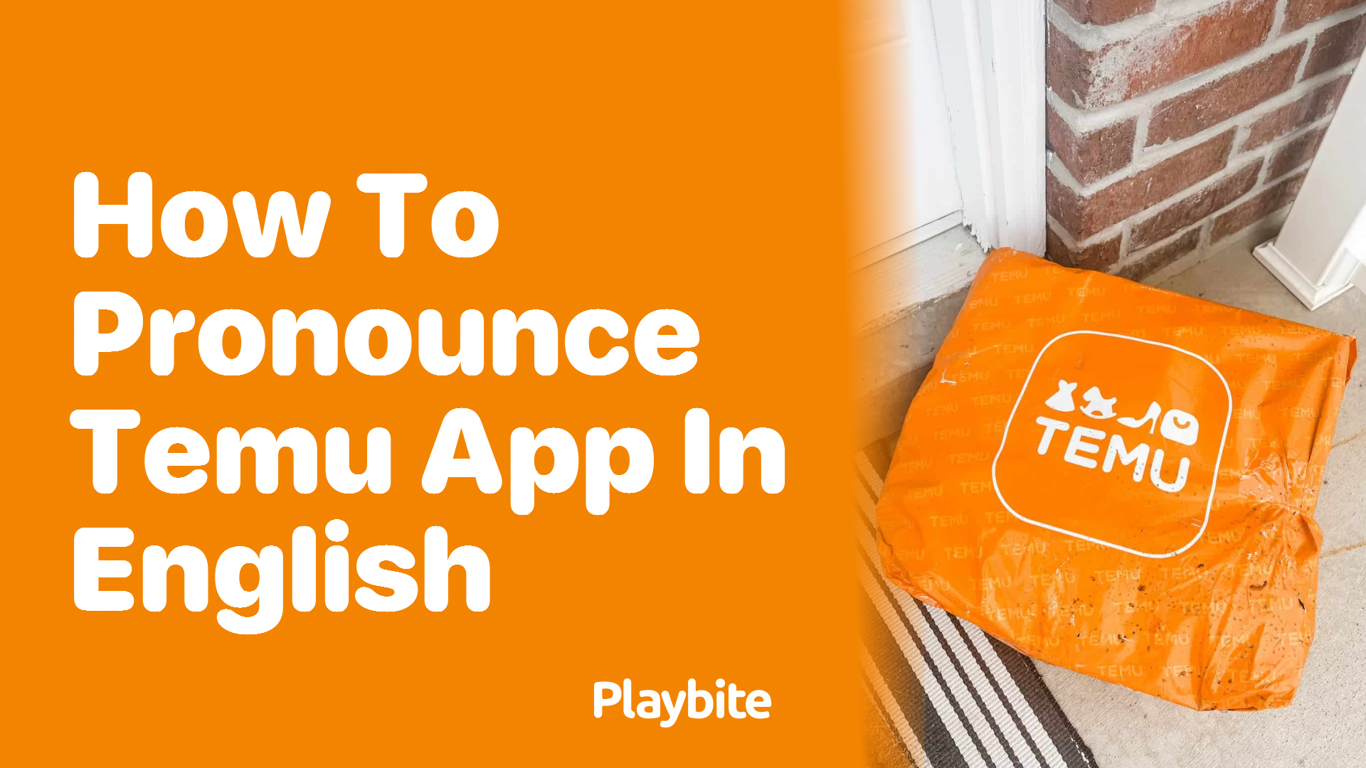 How to Pronounce Temu App in English