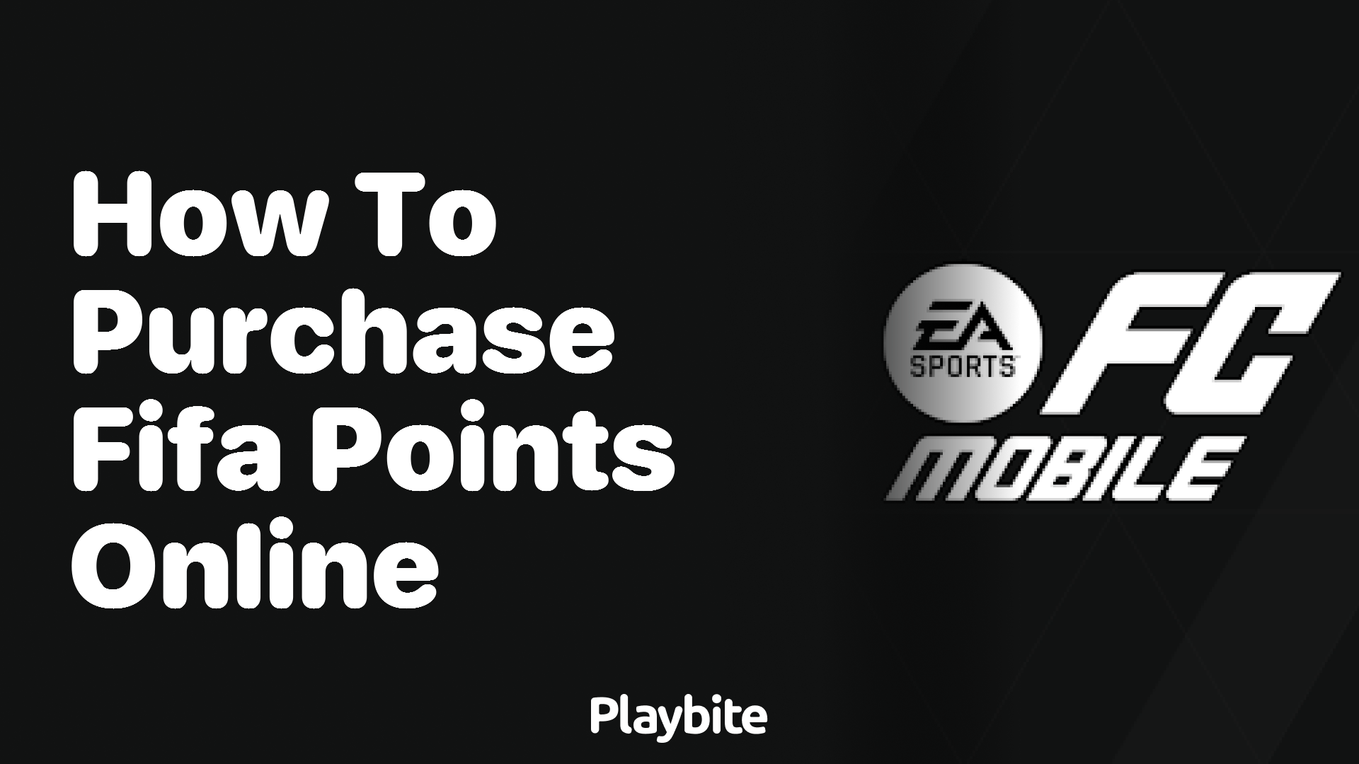 How to Purchase FIFA Points Online for EA Sports FC Mobile