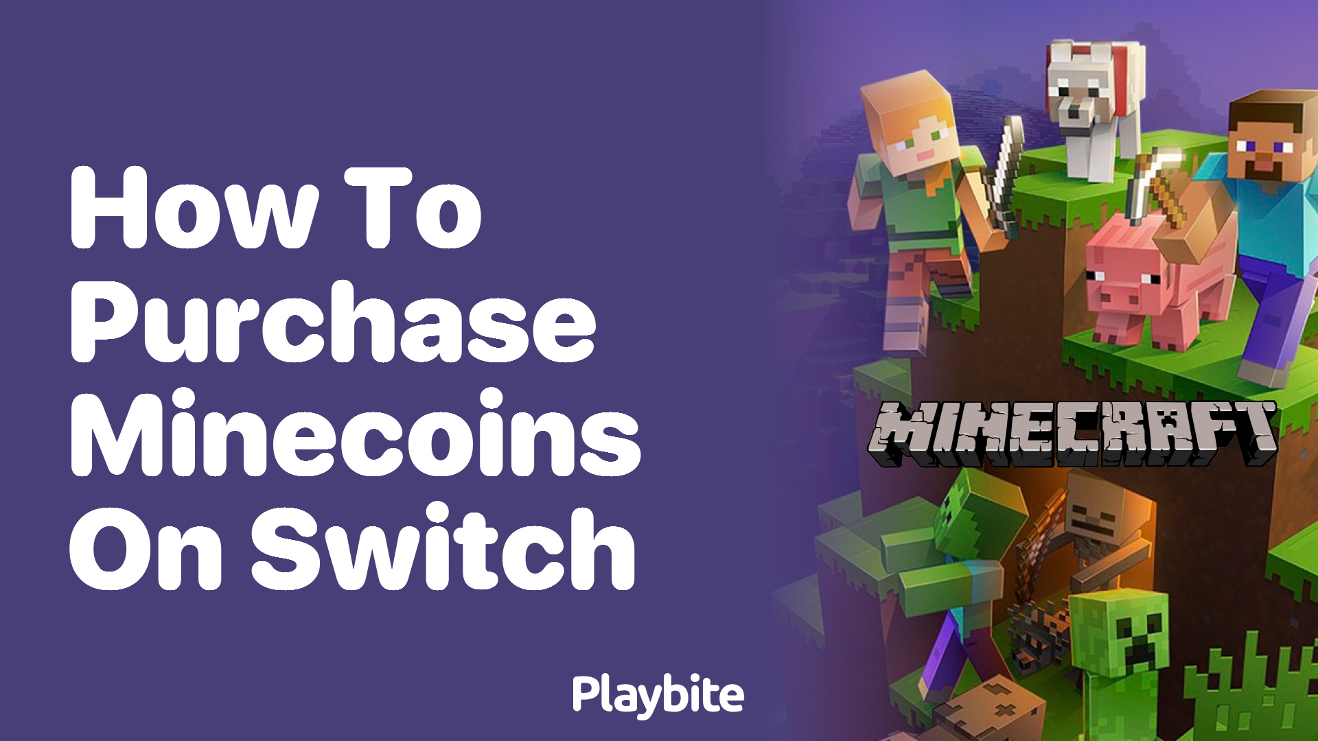 How to Purchase Minecoins on Switch