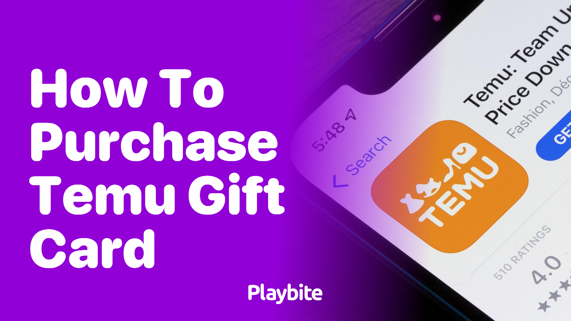 How to Purchase a Temu Gift Card