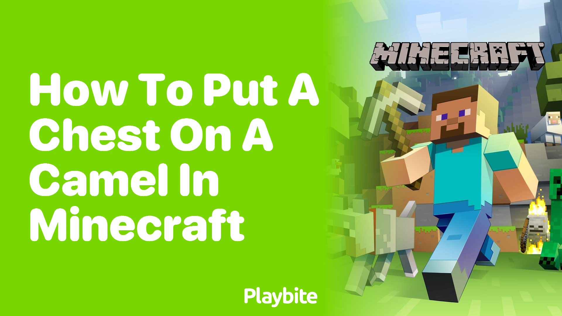 How to Put a Chest on a Camel in Minecraft