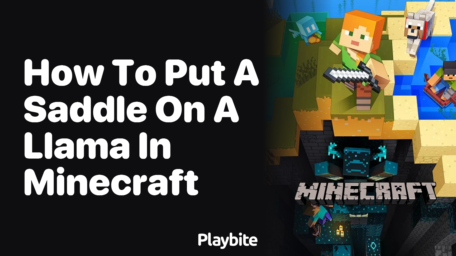 How to Put a Saddle on a Llama in Minecraft