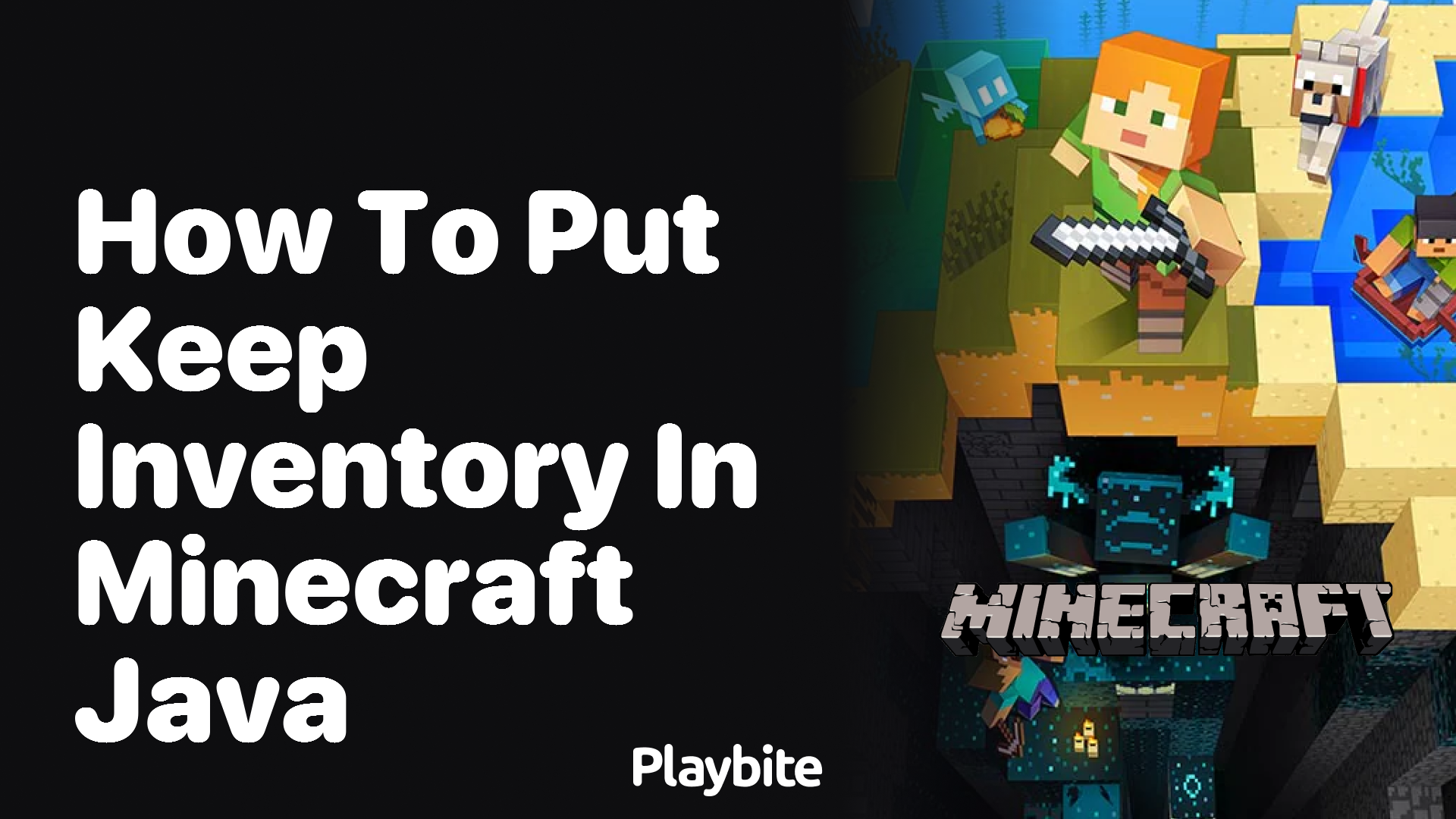 How to Keep Your Inventory in Minecraft Java