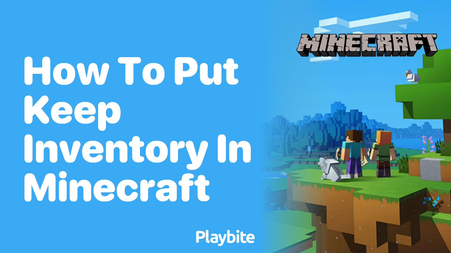 How to Put Keep Inventory in Minecraft