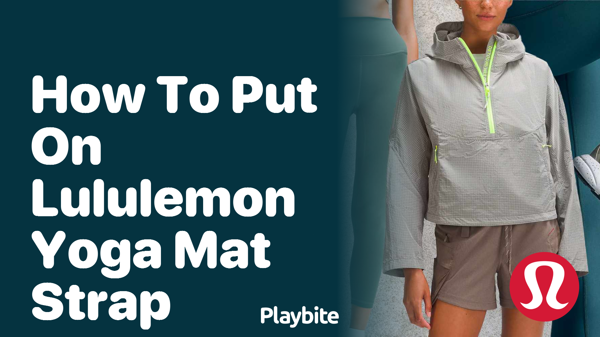 How to Put On a Lululemon Yoga Mat Strap - Playbite