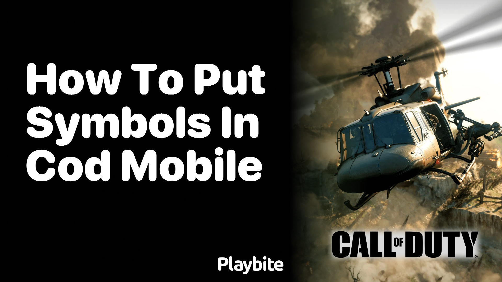 How to Put Symbols in COD Mobile: A Simple Guide