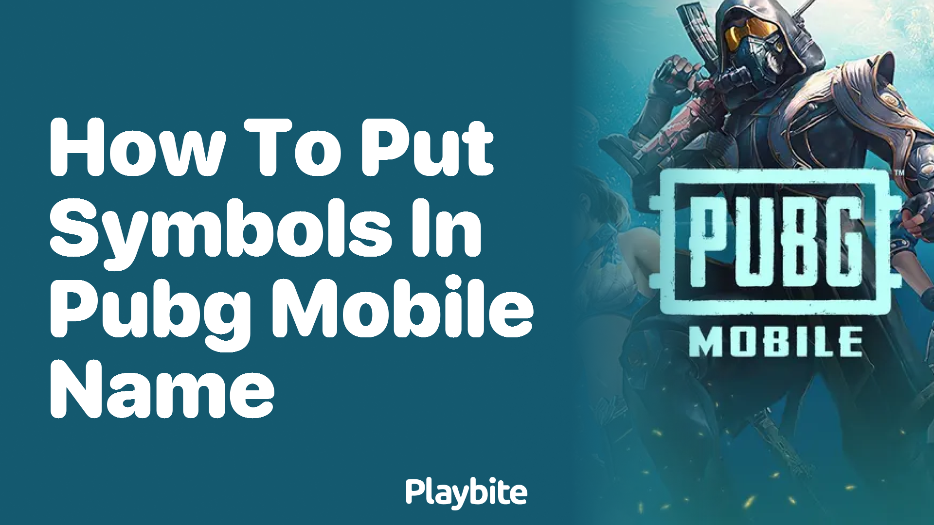 How to Put Symbols in Your PUBG Mobile Name