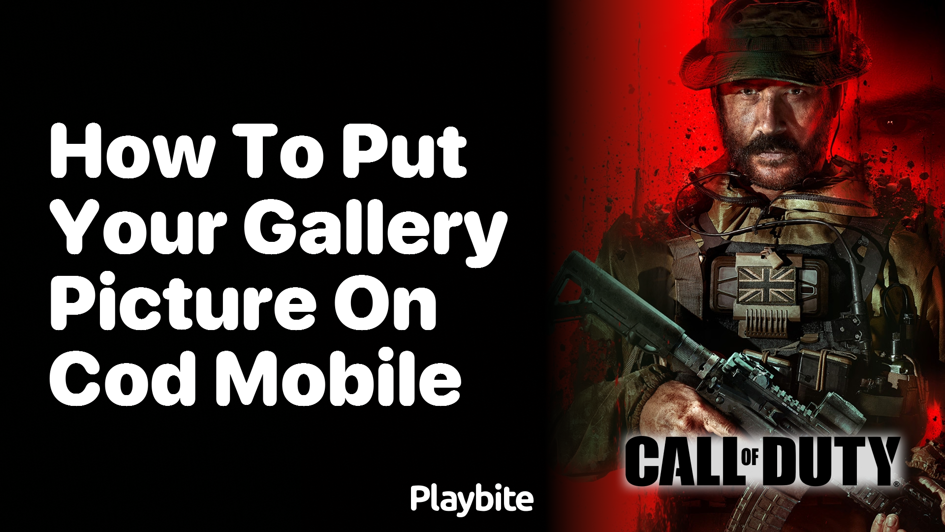 How to Put Your Gallery Picture on COD Mobile - Playbite