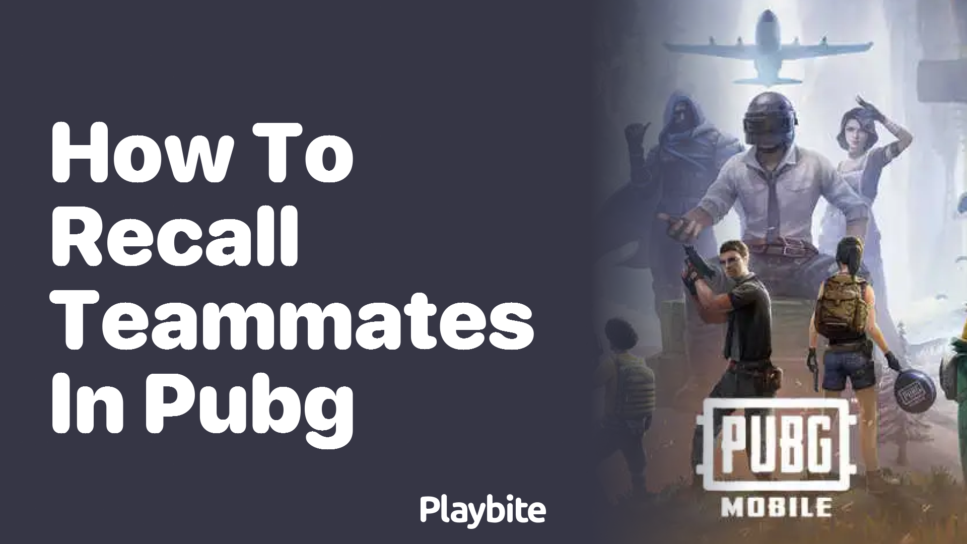 How to Recall Teammates in PUBG Mobile