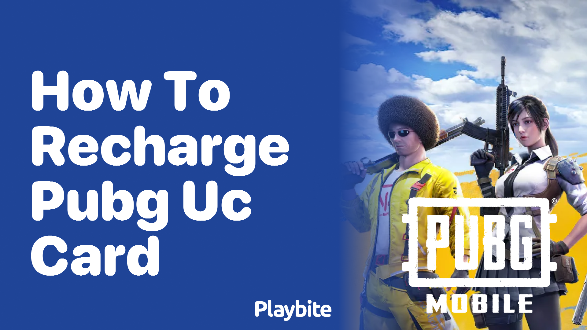 How to Recharge Your PUBG UC Card Easily