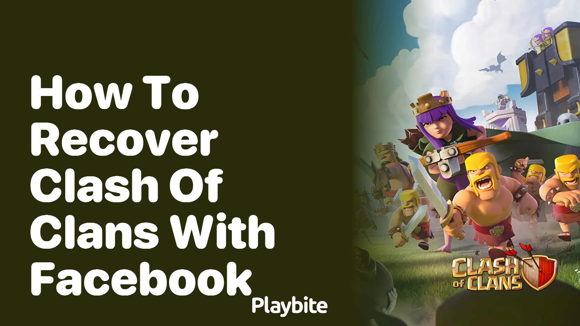 How to Recover Clash of Clans with Facebook?