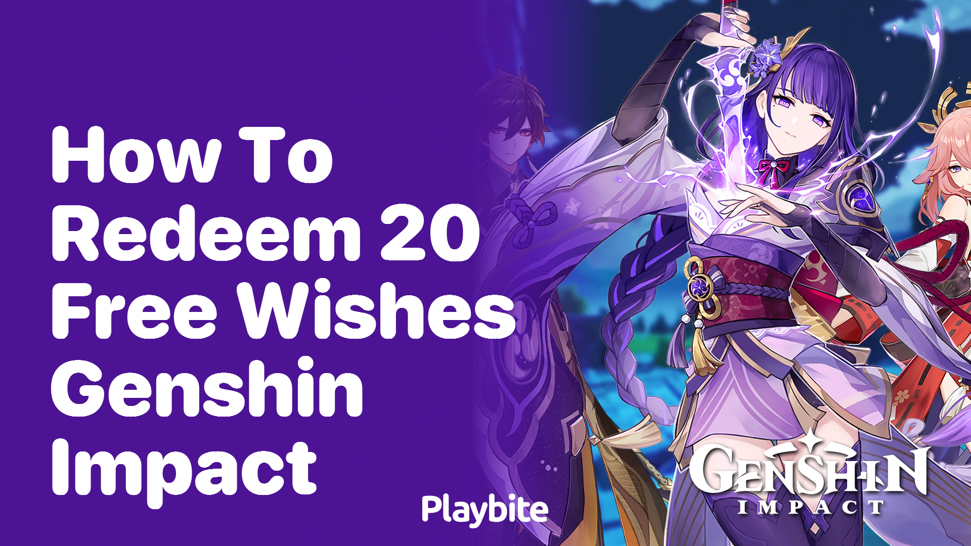 20 free wishes? Where? Genshin Impact