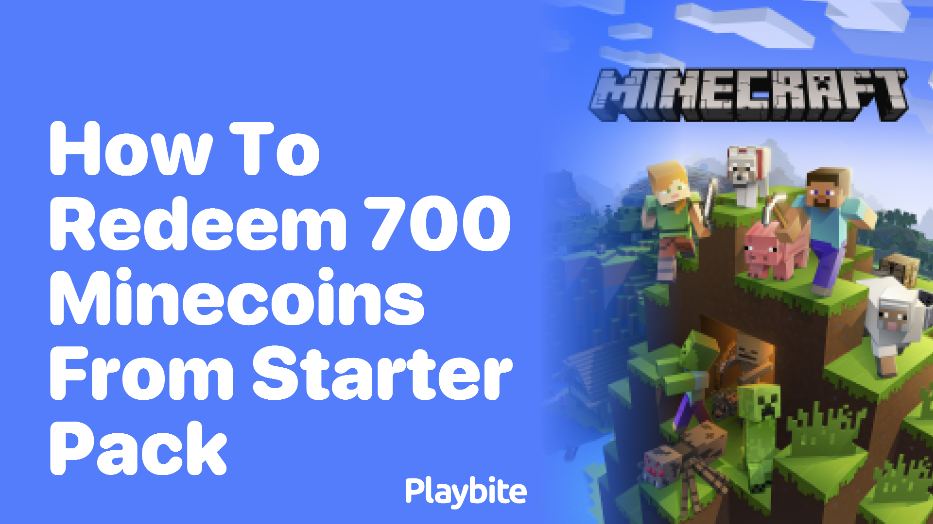 How to Redeem 700 Minecoins From the Starter Pack