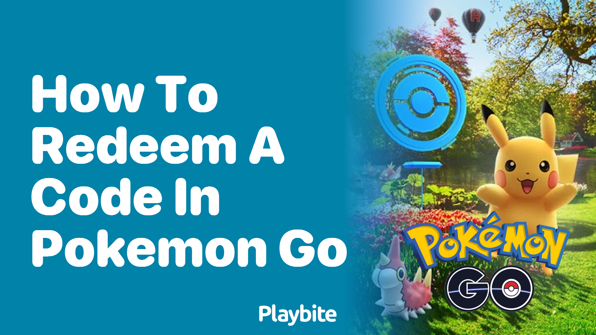 How to Redeem a Code in Pokemon GO Playbite