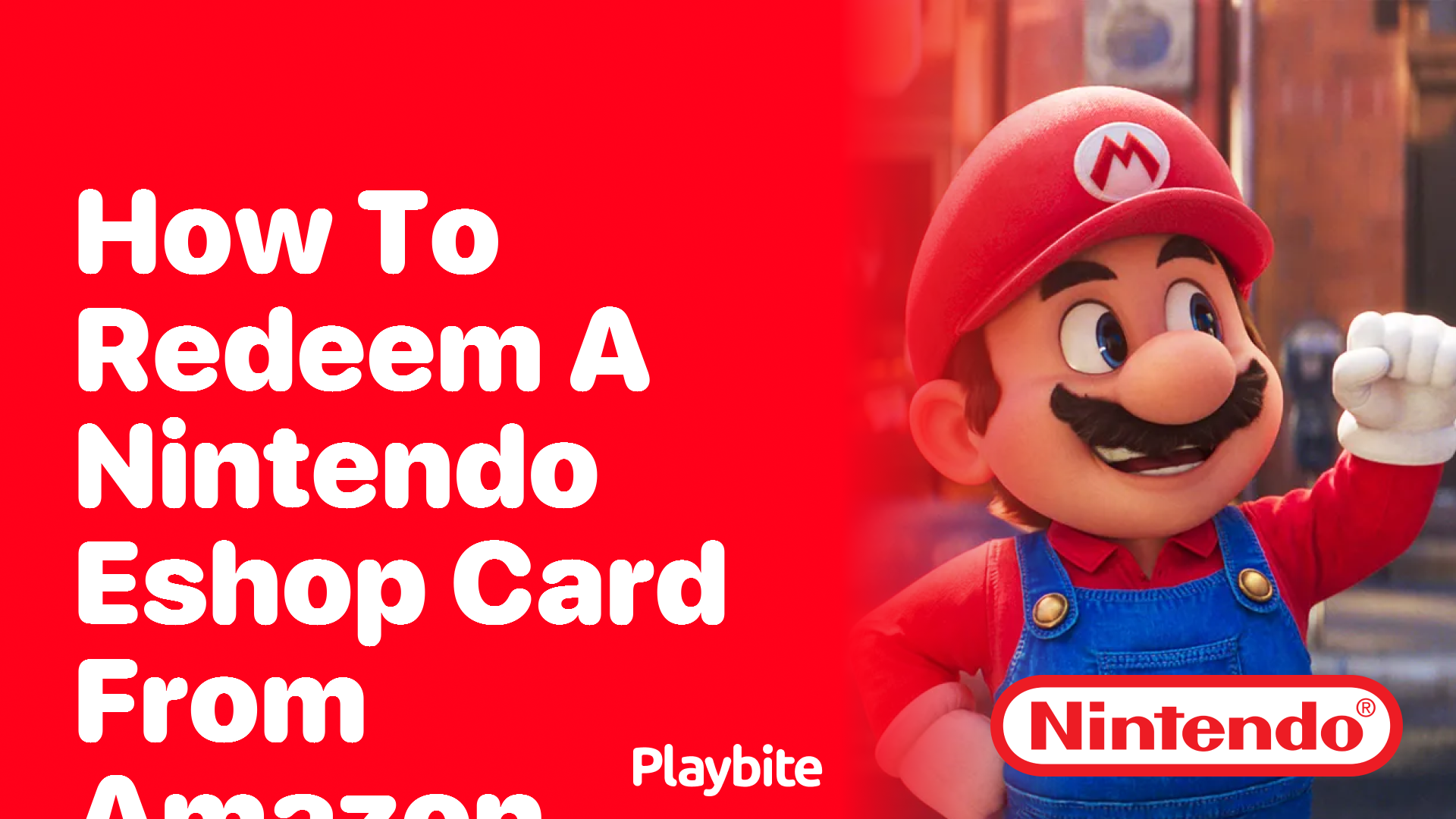 How to Redeem a Nintendo eShop Card from Amazon