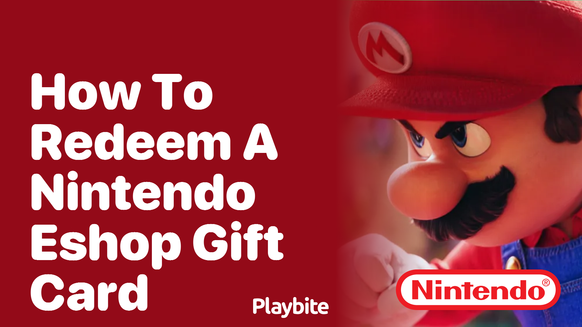 How to Redeem a Nintendo eShop Gift Card