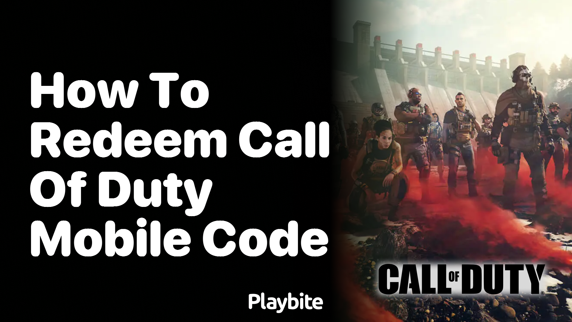 How to Redeem Call of Duty Mobile Code Playbite