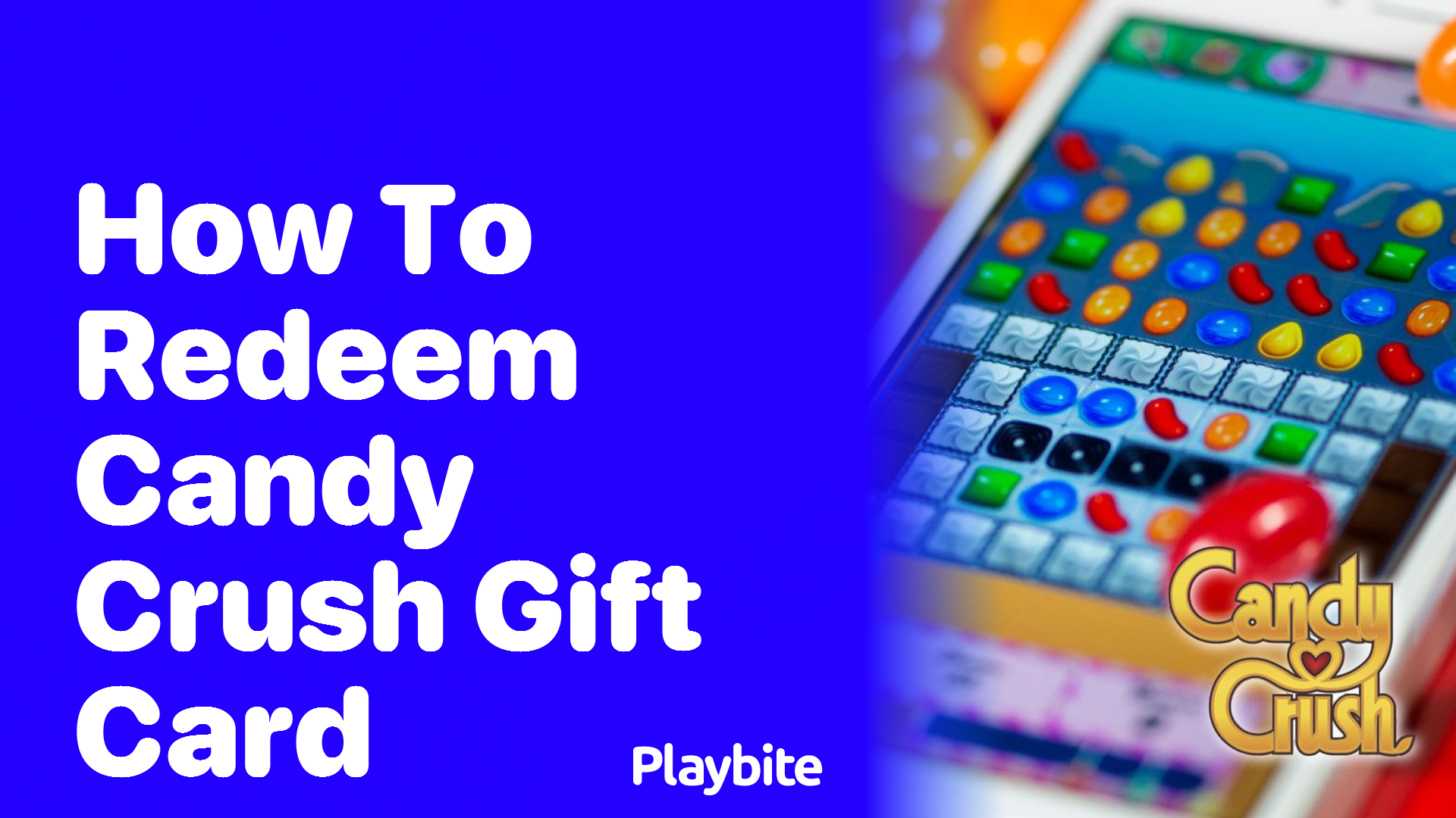 How to Redeem a Candy Crush Gift Card