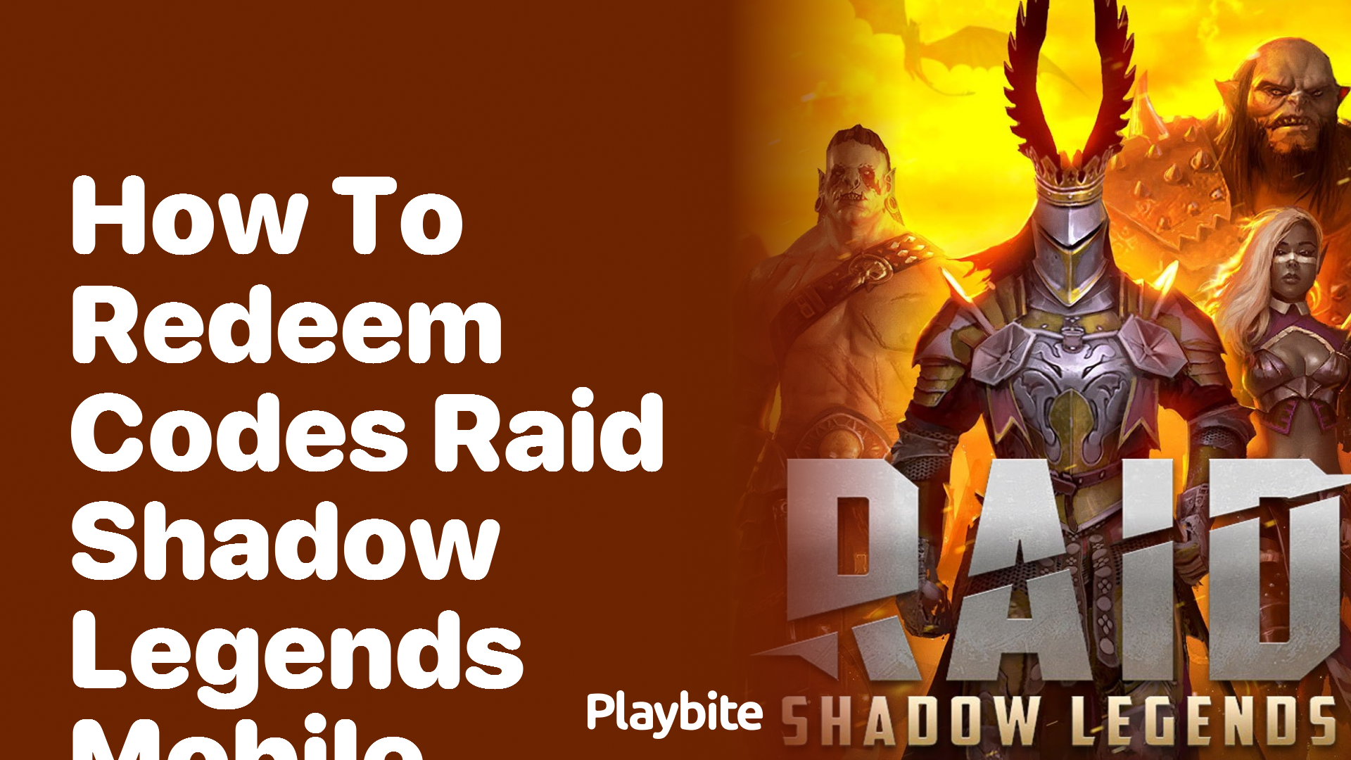 How to Redeem Codes in Raid Shadow Legends on Mobile