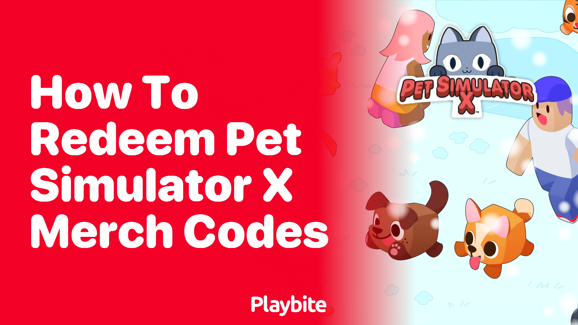 How to Redeem Pet Simulator X Merch Codes