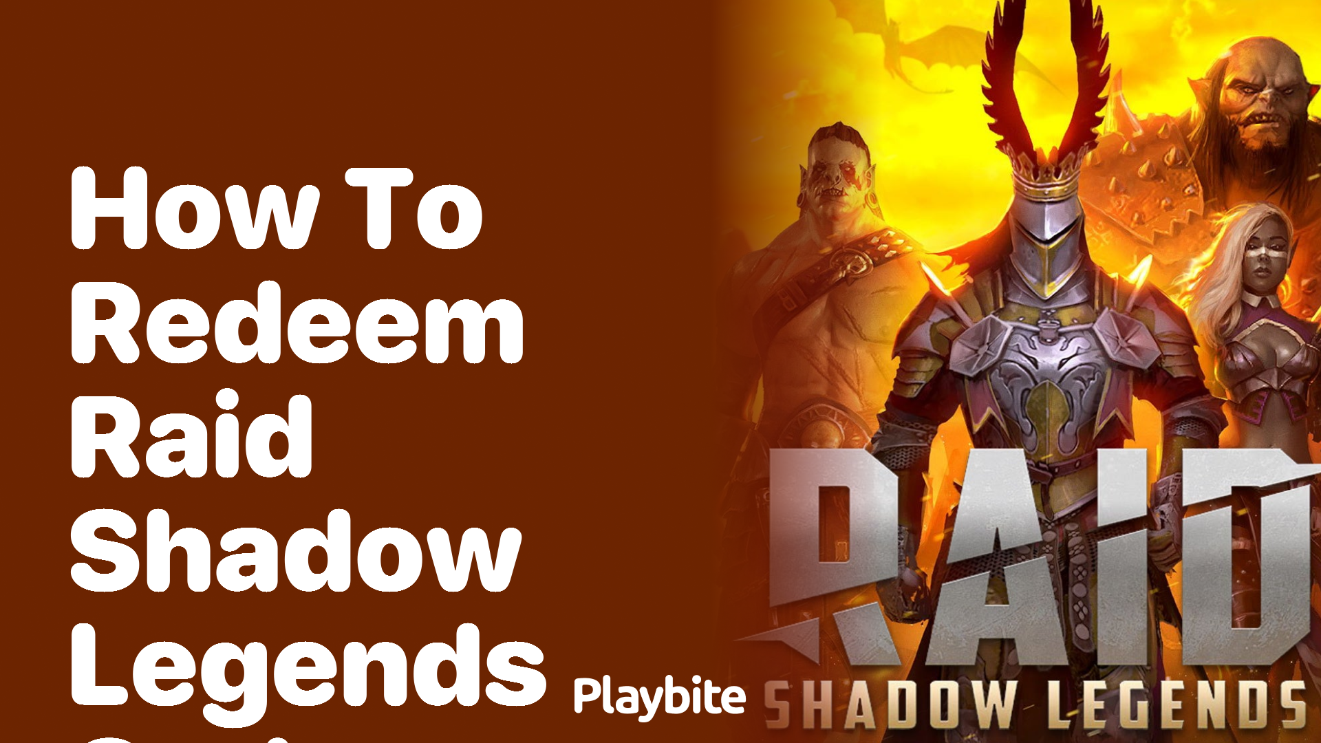 How to Redeem Raid Shadow Legends Codes