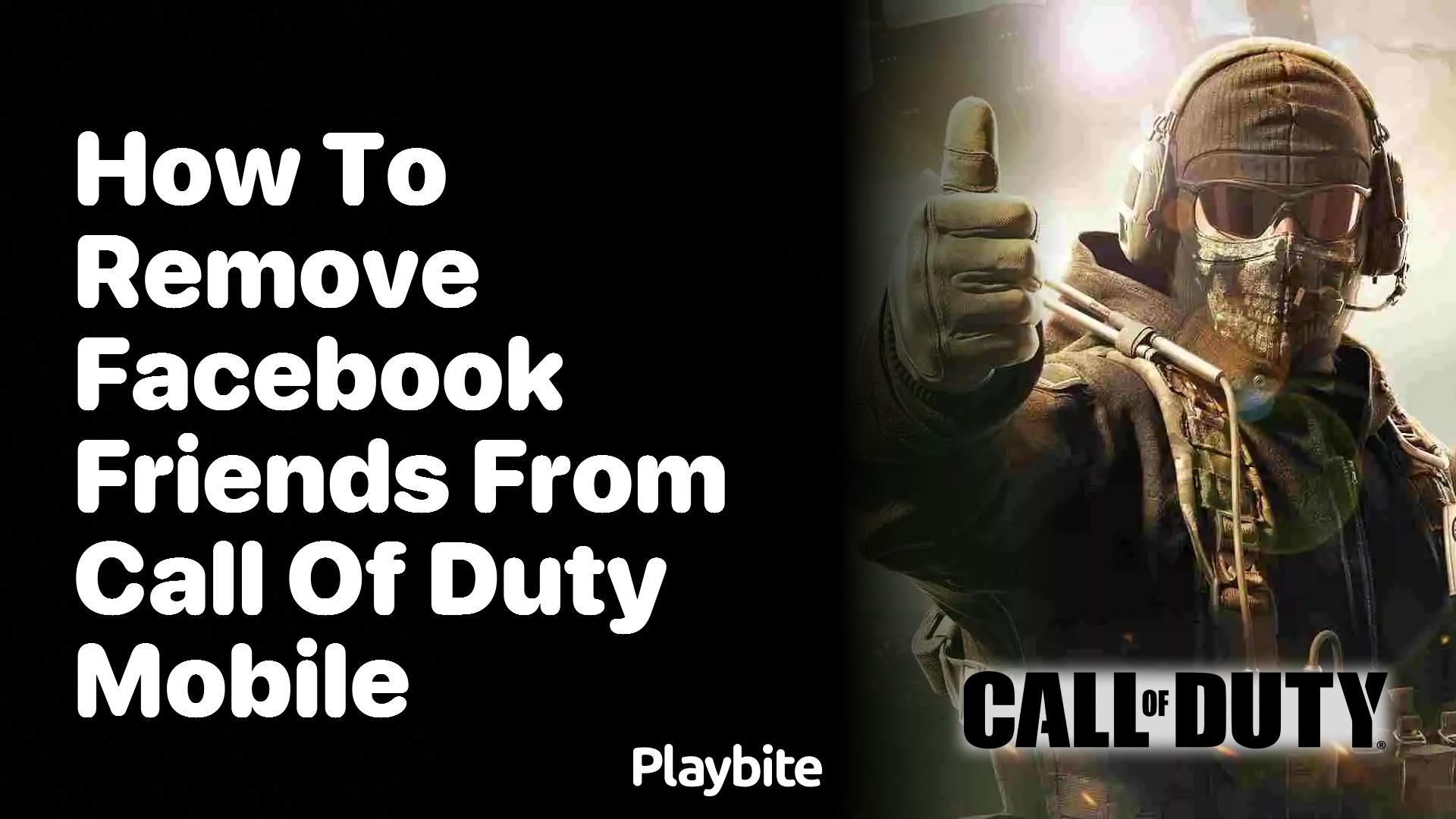 How to Remove Facebook Friends from Call of Duty Mobile