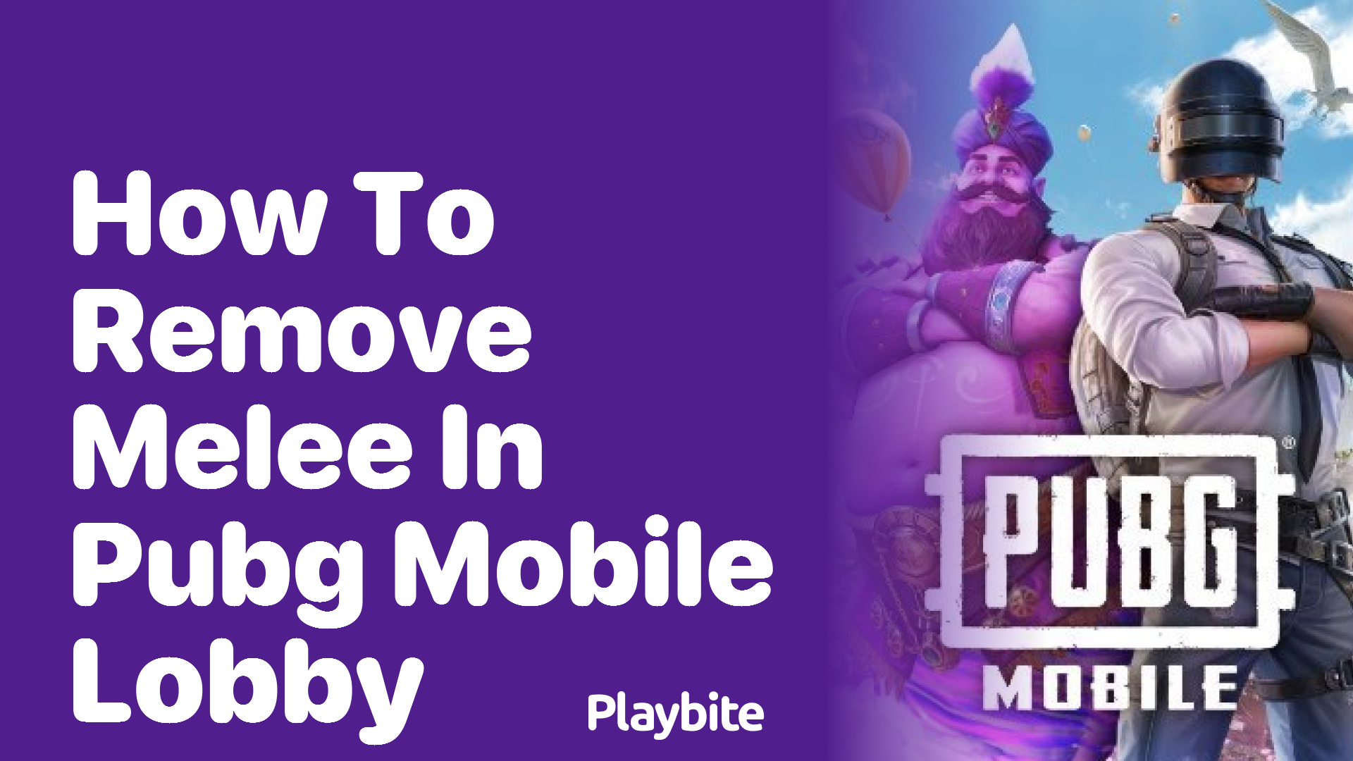 How to Remove Melee in PUBG Mobile Lobby