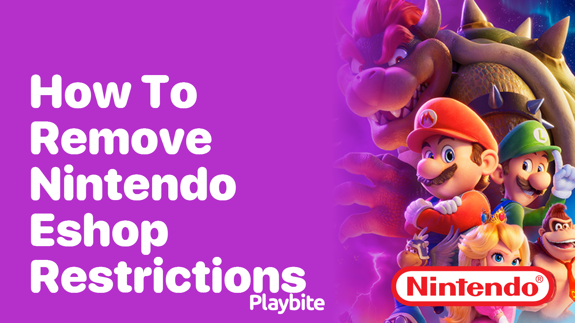 How to Remove Nintendo eShop Restrictions