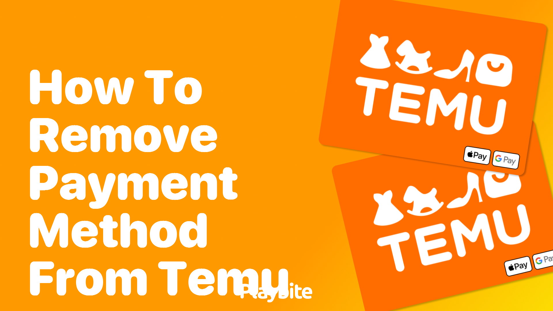 How to Remove Your Payment Method from Temu