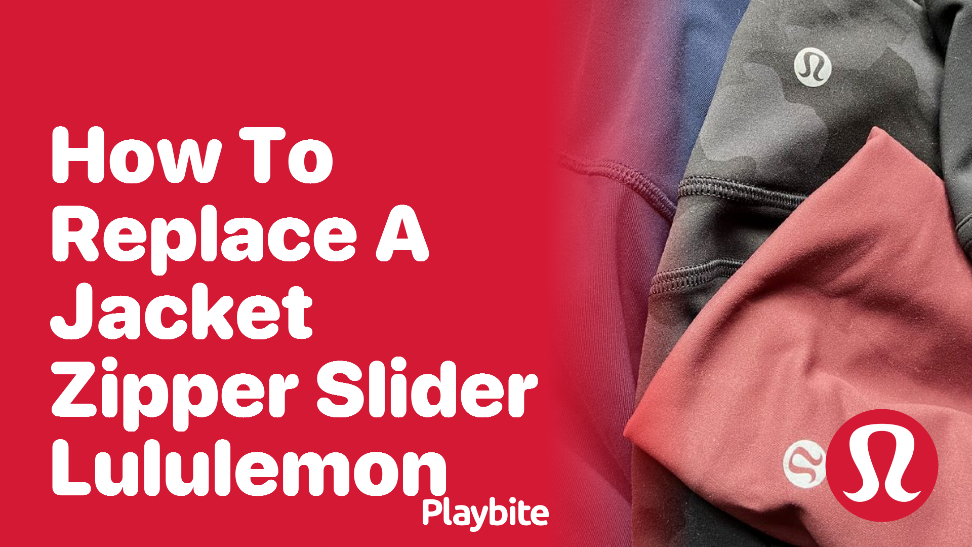 How to Replace a Jacket Zipper Slider on Your Lululemon Gear