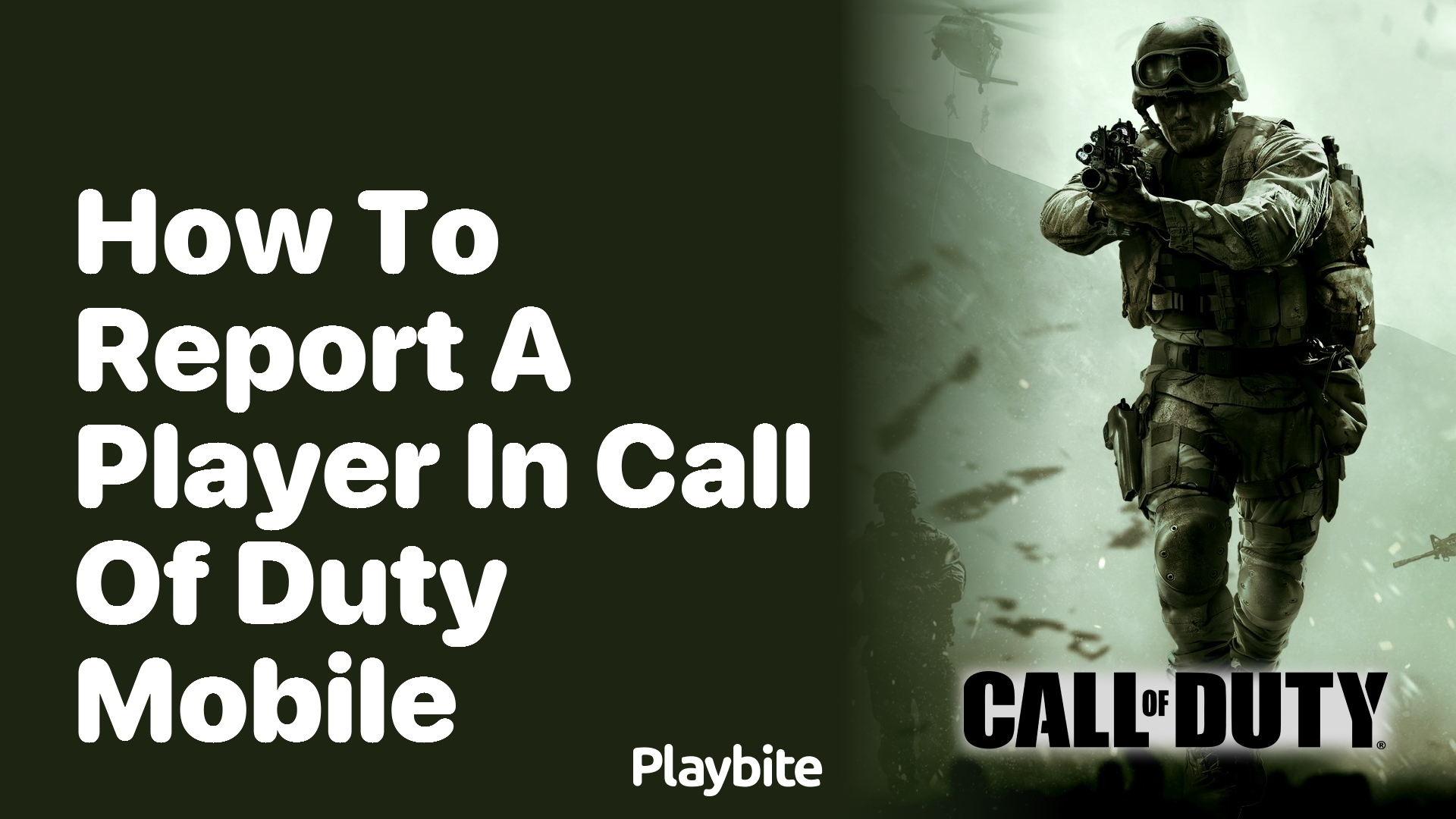 How to Report a Player in Call of Duty Mobile