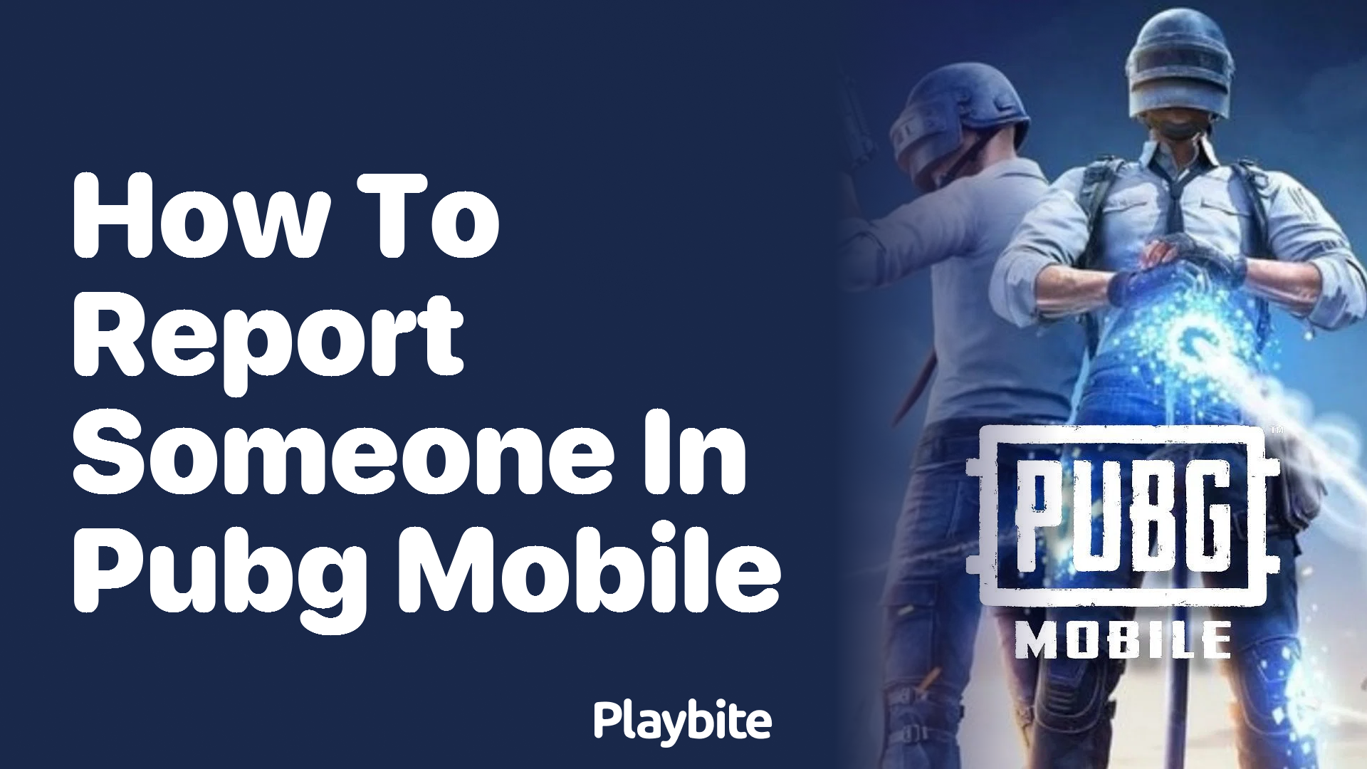 How to Report Someone in PUBG Mobile