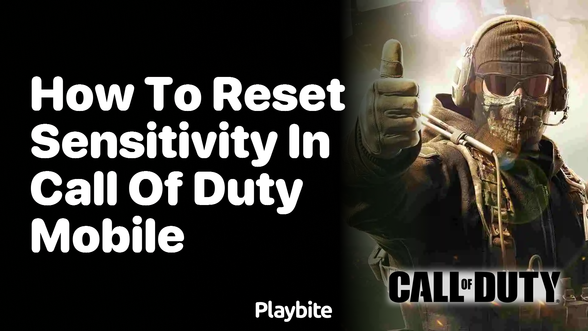 How to Reset Sensitivity in Call of Duty Mobile: A Simple Guide