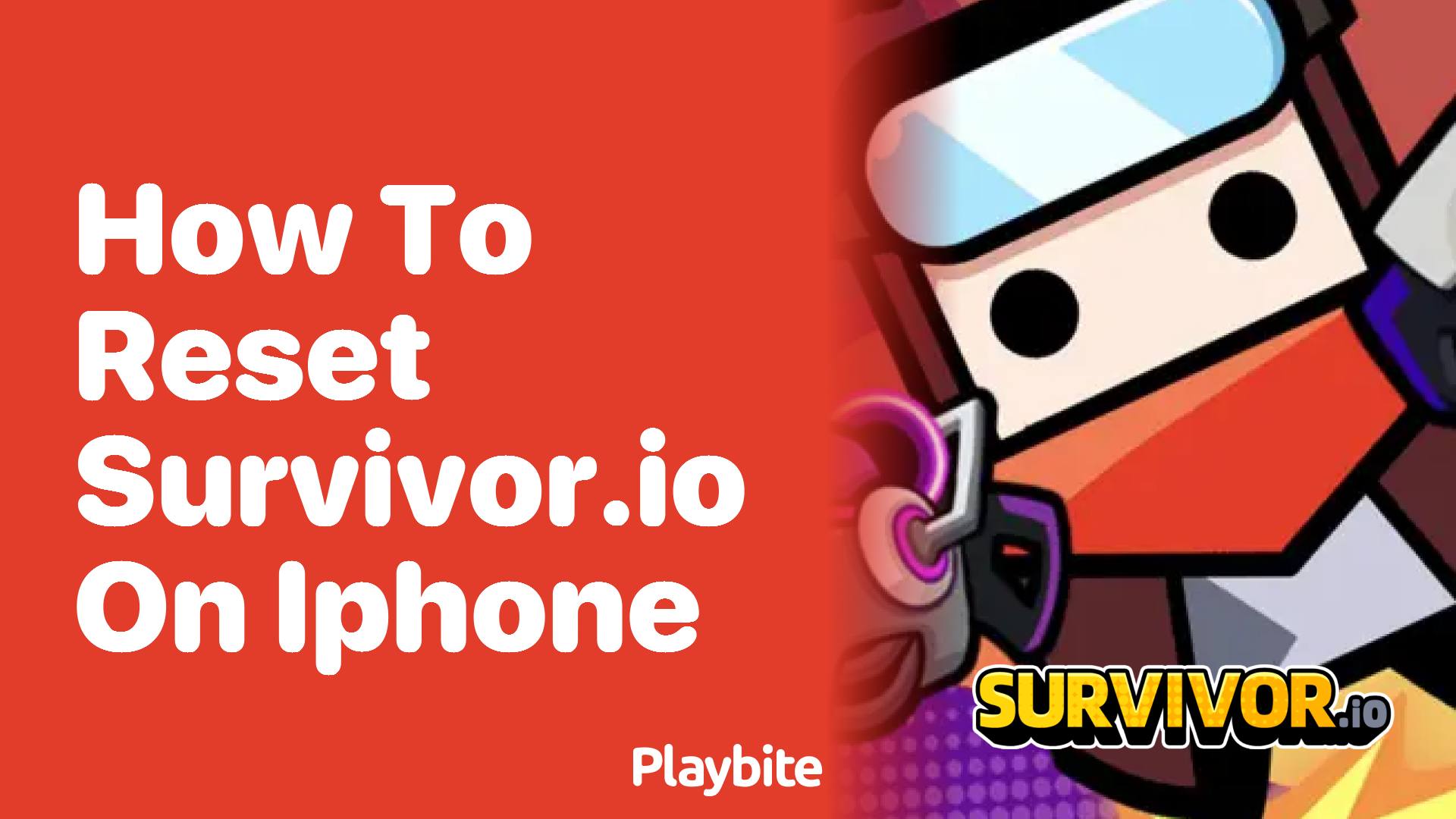 How to reset Survivor.io on iPhone: A Quick Guide